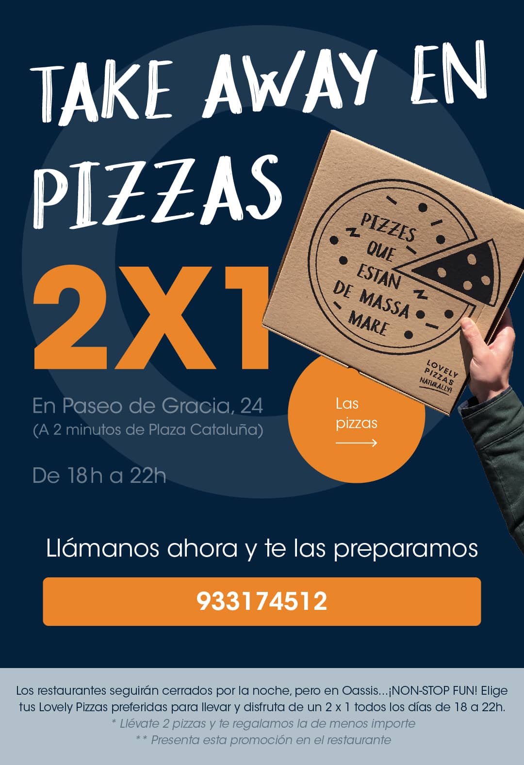 OASSIS lovely pizzas